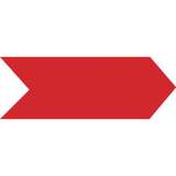 Inspection Arrows, Vinyl, 1/4"x3/8", 3" Core, 6.4 mil, Red, 5000/Roll redirect to product page